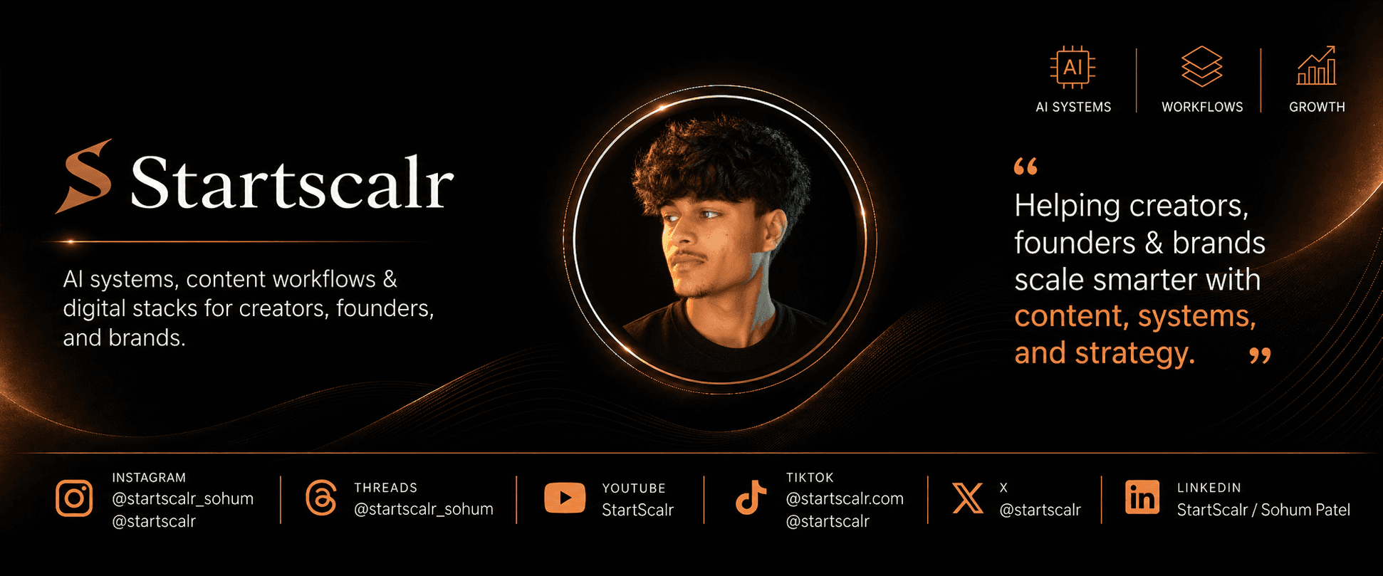 Startscalr AI systems, content workflows, and digital stacks
